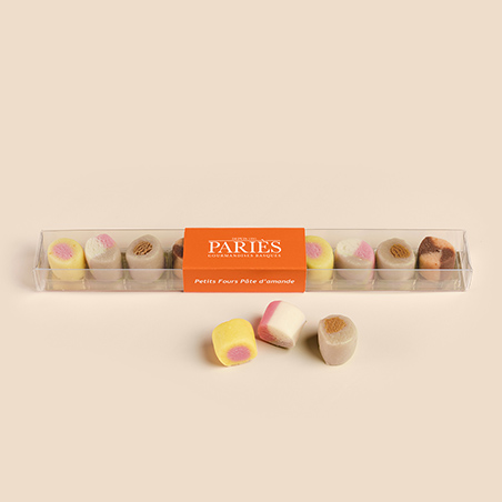 Réglette de 10 petits fours pâte d'amande