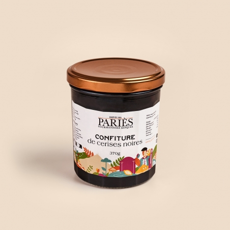 Confiture de cerises noires