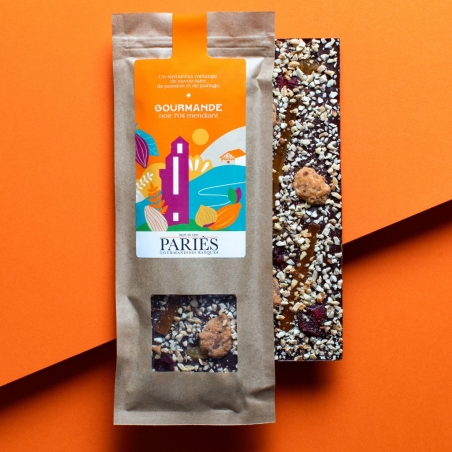 Tablette de chocolat Mendiant