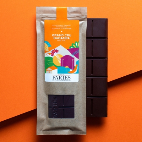 Tablette de chocolat Ouganda 70%